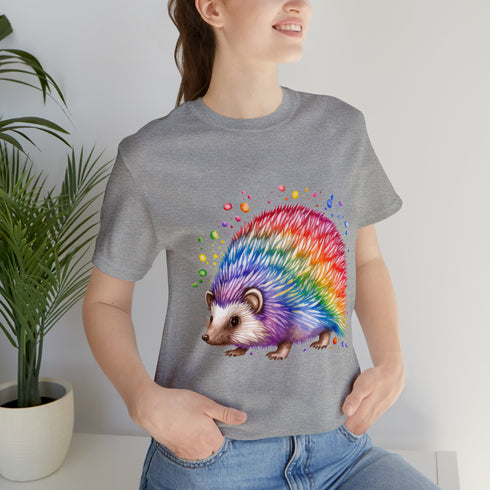 Rainbow Hedgehog - Short Sleeve Tee
